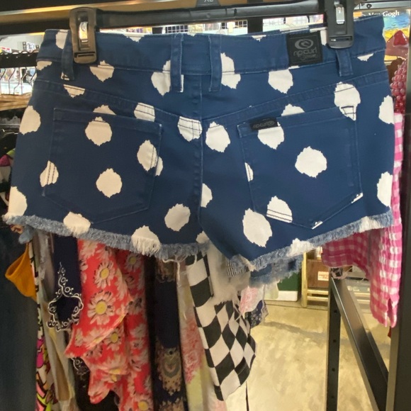 RIP CURL LACE UP SIDES SHORTS SIZE 3 JUNIORS NEW - NEVER WORN - Picture 2 of 4